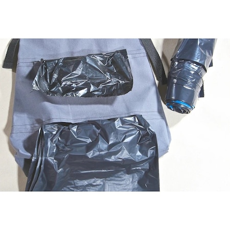 T-Bags 2pocket Grey TrashBag Dispenser 1002